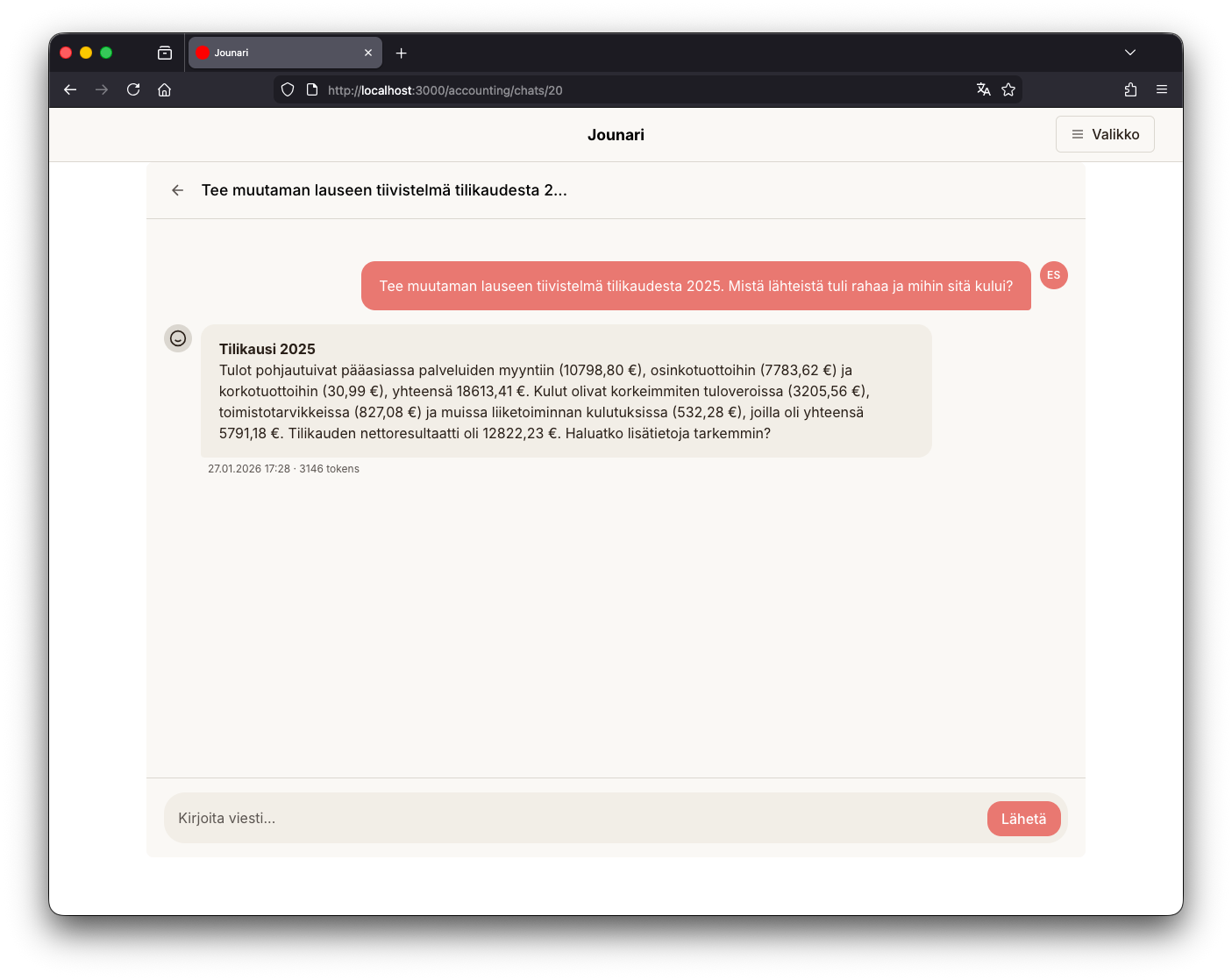 Jounarin tekoälykeskustelu